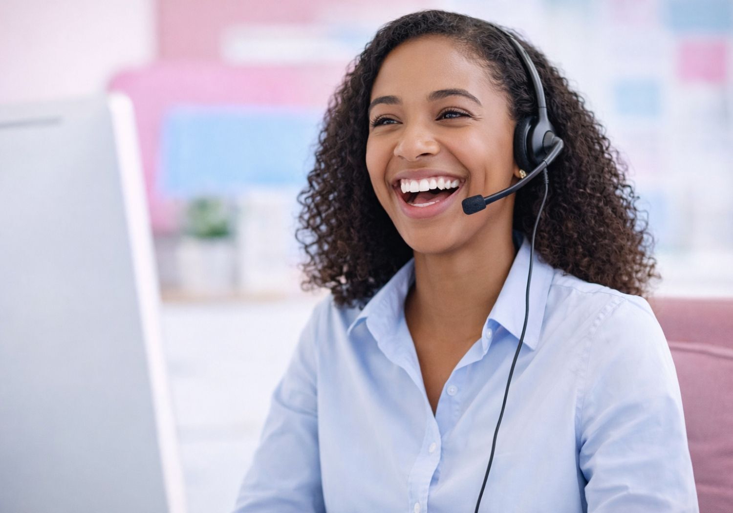 A busy dental front desk managing calls and patient communication